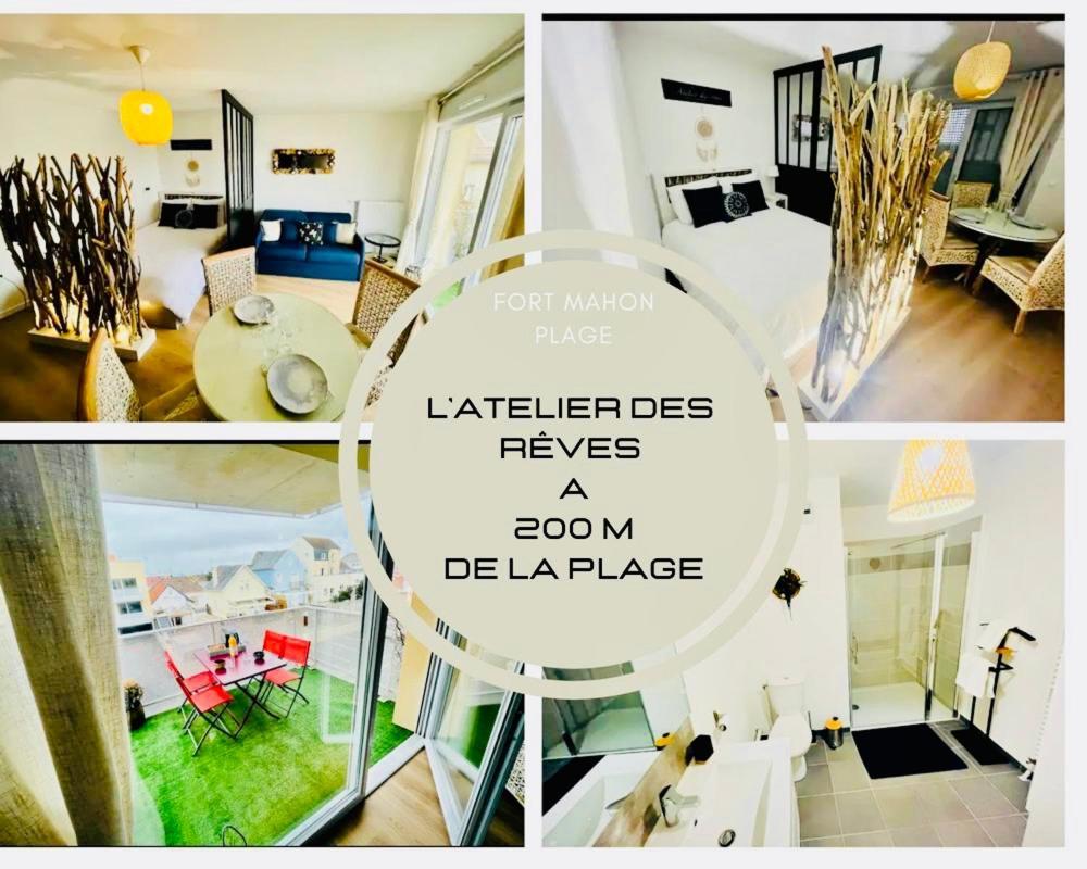 L'Atelier Des Reves A 200 M De La Plage Fort-Mahon-Plage Exteriér fotografie